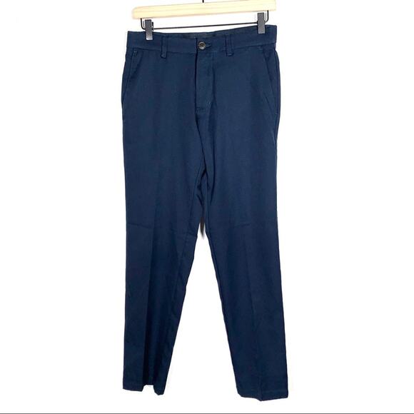 Haggar H26 navy blue zippered golf pants women's size 29 - Picture 1 of 5